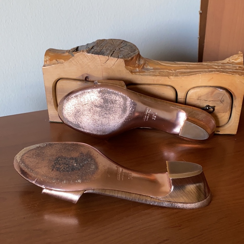 Miu Miu Bronze Jeweled Sandals - Picture 4 of 8